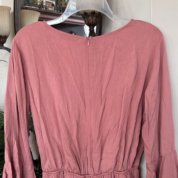 Brand New Altar’d State Salmon Marissa Romper Jumpsuit Embroidered Floral Boho - Picture 11 of 16